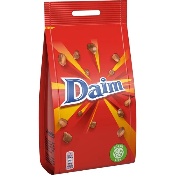 Marabou - Daim Mini Original - Swedish - Milk Chocolate - Candies - Chocolates - Pralines - Sweets - 1Bag 140g