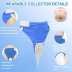 Urine Bags for Women, External Urinary Catheter for Male/Famale, Wearable Urinal Bag with Collection Urine Bag (2000ml & 1000ml), Urinary Drainage System, Portable Urine Catheter Bag