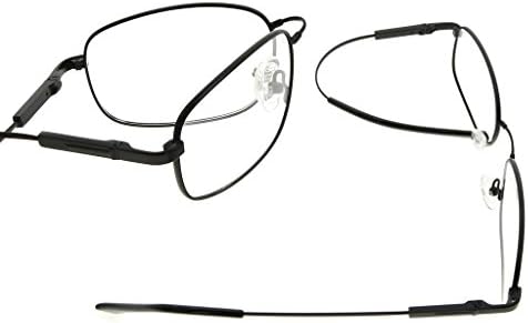 Eyekepper Mens Womens Reading Glasses Bendable Titanium Memory Readers