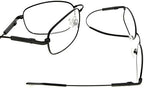 Eyekepper Mens Womens Reading Glasses Bendable Titanium Memory Readers