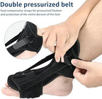 Plantar Fasciitis Night Splint Boot, Adjustable Night Splint for Plantar Fasciitis, Foot Drop & Heel Spur Pain Relief Day & Night for Men and Women (Black)