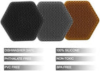 3 Pack Silicone Face Scrubber for Men, Emptycolor Beard Scrubber for Men, Exfoliating Brush Face Wash Tools, Facial Silicone Scrubber for Men’s Skincare & Beard Care