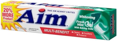 Aim Toothpaste 6 oz Tube (pack of 6) Fresh Mint gel