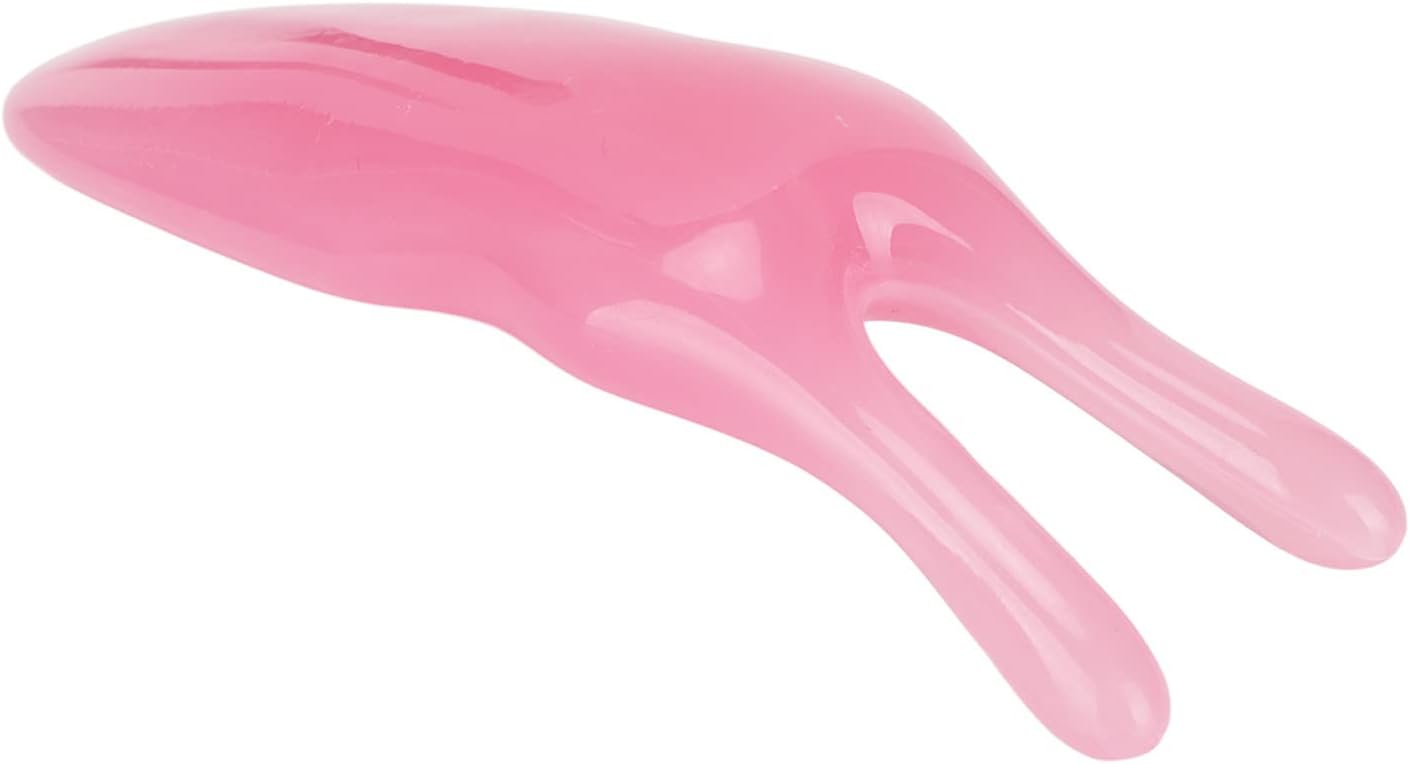 Resin Nose Massager, Nose Up Scraper Lifting Clip, Helps Create The Nose and Face, Pain Slimming Nose Scraper Bar for Women (Peach)