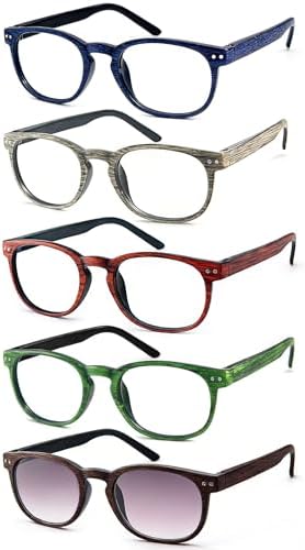 HEEYYOK 1.50 readers for women men,Reading Glasses Womens for Small Face,Ladies Cheaters Spring Hinge Sunglasses Readers