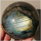 Health & Household Natural Labradorite Crystal Sphere Ball Healing