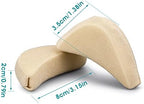 WLLHYF 2 Pairs Soft Sponge Adjustable Shoe Filler， Big Toe Plug Foot Brace Shoe Pads Unisex Shoe Too Big Inserts for High Heel Women Reusable Make Big Shoes Fit