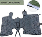 Calf Blanket Coat Green Calf Warm Clothes Winter Blankets for Keep Cow Goat Warmming Wider Belly Protection Windproof Large Size