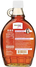 Wholesome Yum Zero Sugar Maple Syrup (Keto Maple Syrup) With Monk Fruit & Allulose - Natural Sugar Free Pancake Syrup - Non GMO, Low Carb, Gluten Free, Vegan, No Aftertaste (12 fl oz)