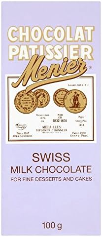 Menier Swiss Milk Chocolate (100g) - Pack of 6