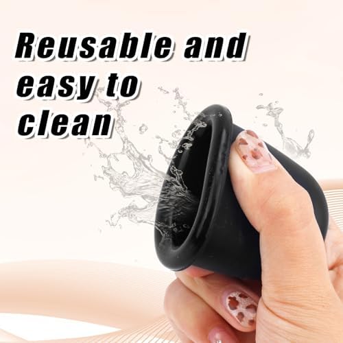 4pcs Silicone Cupping Sets, 4 Sizes Anti Cellulite Cup Massager Comfortable Massage Cups for Cupping Vacuum Suction Cup Cellulite Remover for Body and Face