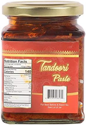 TAJ Tandoori Paste, Tandoori Marinade, 300g (10.5oz)