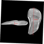 FRCOLOR Unisex Foot Arch Support Inserts Pack of 2 Heel Pads for Shoes Arch Support