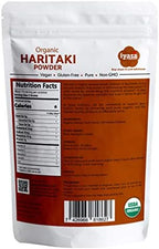 Organic Haritaki Fruit Powder Harde Harad Terminalia chebula Kadakapudi 16 Oz 453 GM 1 Pound Digestion Gas Relief Healthy Bowel Function Ayurveda Superfood Resealable Pouch
