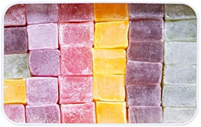 Cerez Pazari Turkish Delight Candy Gift Basket, Luxury Lokum Dessert, Gourmet Christmas Holiday Corporate Food Gifts in Elegant Tin Box, With 5 Unique Flavors, No Nuts, 13.2 oz.