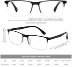 DOOViC Reading Glasses 4 Pack Blue Light Blocking TR90 Flexible Lightweight Computer Readers for Men Women