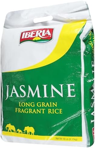Iberia Jasmine Long Grain Fragrant Rice, 18 Pound