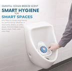 The ULTIMATE Urinal Cakes for Men Bathroom, Up to 3000 Flushes,12 Pack Urinal Screen Deodorizers, Ocean Breeze, Splash-Free Design, Fits All Urinals, Urinal Deodorizer, Gloves & Tongs included