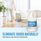 (4 Gallons) - Distilled White Cleaning Vinegar 6% Acidity - Multi-Purpose Household Surface Cleaner, Safe for Laundry