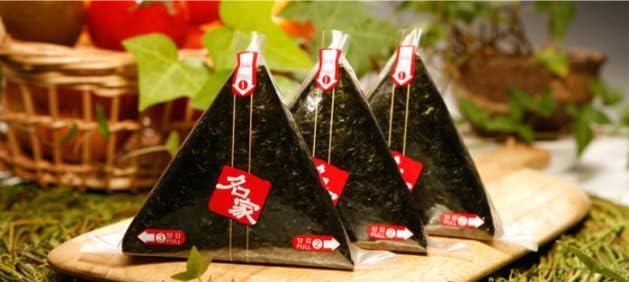 Myungga Seaweed Wrappers for Triangular Onigiri Rice Ball Starter Kit Nori & Sushi Rice (10 Sheets)