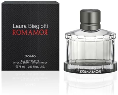 Romamor Uomo by Laura Biagiotti for Men - 2.5 oz EDT Spray