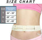 Hola Health PD Belt Breathable Peritoneal Dialysis Catheter Supplies Abdominal Holder Accessories Adjustable Belly Bands for Secure Stomach Peg G Feeding Tube Women Men Medium(28"-41")