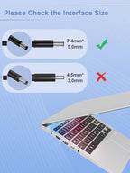 180W Charger Compatible with Dell G16 G15 G7 G5 G3 Series 7620 5510 5511 5515 5525 5521 7500 7588 Laptop Power Adapter with 7.4mm x 5.0mm tip Cable for Home Office and Travel