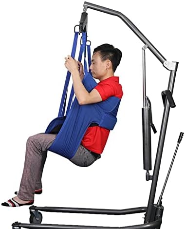 Hoist for Lifting Elderly, Sling for Hoist, Patient Lift Toileting Sling, Patient Aid Full Body Universal Sling, Divided Leg Sling Full Body Patient Lift Sling for Bariatric, Disabled Large