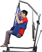 Hoist for Lifting Elderly, Sling for Hoist, Patient Lift Toileting Sling, Patient Aid Full Body Universal Sling, Divided Leg Sling Full Body Patient Lift Sling for Bariatric, Disabled Large
