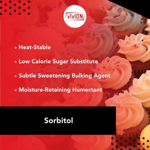 Sorbitol - 5 kg (11 lb) - NF Non-GMO Food Grade - Low Calorie Sugar Substitute for Making Dental-Friendly Products - 50 Mesh Crystalline D-Glucitol Coarse Powder