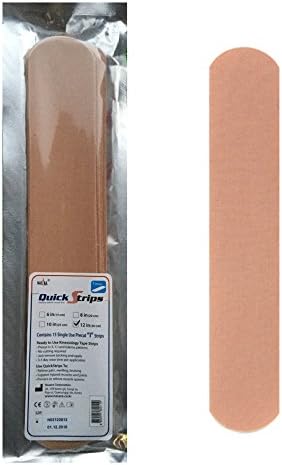 QuickStrips Precut Kinesiology Tape Strips - Precut I Pattern Strips