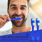 iplusmile 10Pcs Mini Handle Toothbrush Thumbprint, Portable Short Handle Soft Bristles Toothbrush for Travel Teeth Cleaning (9CM)