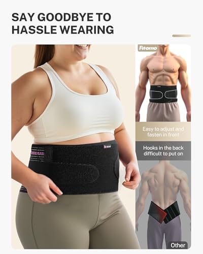 Umbilical hernia belt with pressurized strap for Men & Women, 3D Dome-Shaped Hernia Support Pad, Adjustable with Removable Pads & Extra Straps for Abdominal Pressure, Lumbar Support, Skin-Friendly& Discreet