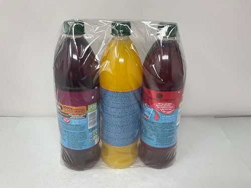 No Added Sugar Fruit Squash 1L Variety of 3 (Summer Fruits, Orange, Apple & Blackcurrant)