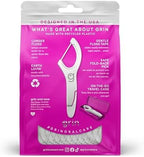 GRIN Smooth Flosspyx, Gentle Floss Picks, 150 Count, Dental Flossers, Minty Flavor, Recycled Plastic, Smooth Floss, Tight Teeth, Premium Longer Floss Head, Includes Safe Fold-Back Tooth Pick