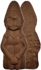 Fruidles Large Christmas Chocolate Holiday Treats, Solid Smooth Milk Chocolate, Party Bag Fillers, Individually Wrapped Foils, Kosher Certified Dairy, 3oz (12-Pack)