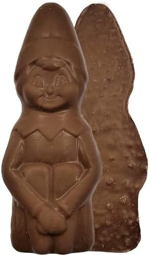 Fruidles Large Christmas Chocolate Holiday Treats, Solid Smooth Milk Chocolate, Party Bag Fillers, Individually Wrapped Foils, Kosher Certified Dairy, 3oz (12-Pack)