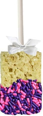 Pink and Purple Princess Cake Pop Cookie Cupcake Cakes Semi-Sweet Edible Confetti Decorations Sprinkles Desert Jimmies Toppers 6oz Bag