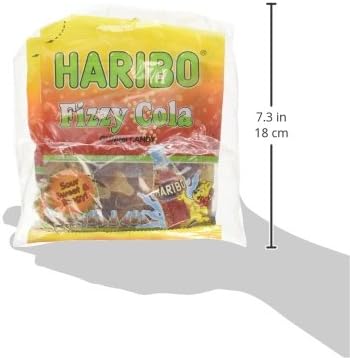 HARIBO FIZZY COLA -5 OZ (Pack of 2)
