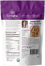 LiveKuna Organic Quinoa Flour - Gluten Free All Purpose Flour & Wheat Flour Alternative For Baking & Cooking Recipes - Vegan Quinoa Flour, Rich In Protein & Fiber for Keto & Paleo Diets, 32oz Bag