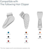 Foil Screen and Shaver Head Cutter Blades Replacement Compatible with Philips QC5550 QC5580 QC5570 QC5510 QC5530 QC5560 Hair Cilppers Comb Parts, Trimmer Shaving head intended for QS6140 QS6160