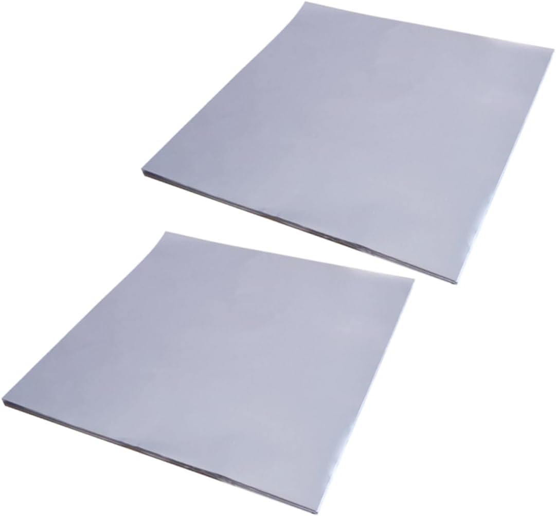 Didiseaon 50sheets Convenient Foil Sheets of Tin Foil Oven Paper Baking Paper Household Use Non-stick