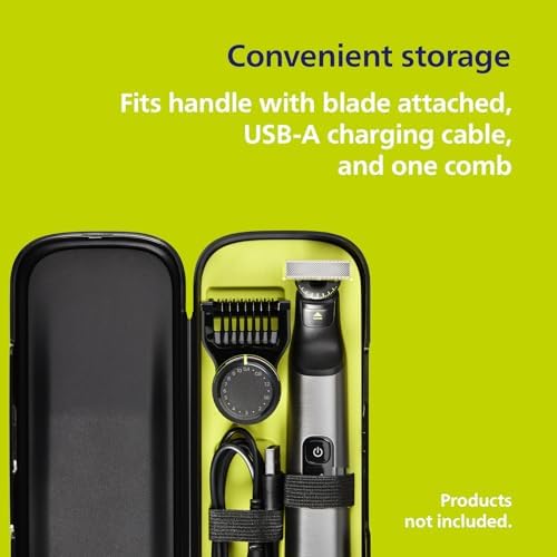 Philips Norelco OneBlade Travel Case, Perfect When On The Go, Prevents Damage, Compatible with QP27XX, QP28XX and QP6XXX, Model QP401/90