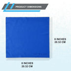 Eco-Fused Microfiber Cleaning Cloth - 8 x 8 Inch Microfiber Cloth - Pack of 5 Lens Cleaning Wipes - Cleaning Cloth for Glasses, Eyeglasses, Camera Lens & Phones