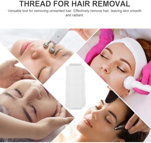 Didiseaon Thread for Hair Removal Machine Cotton Thread Replacement for Face Epilator Hair Removal Epilators Machine
