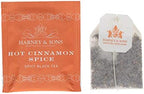 Harney and Sons Hot Cinnamon Spice, a Spicy Black Tea with Cinnamon, Orange Flavors & Sweet Clove - 50 Teabags