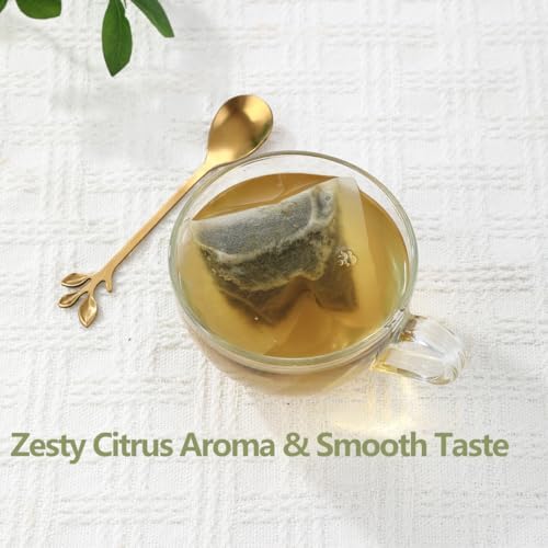 60 Premium Lemongrass Tea Bags, Made with 100% Natural Lemon grass, Perfect for Relaxation and Wellness, No Additives & Caffeine Free.