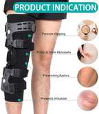Knee Brace Undersleeve for Men & Women, Leg Undersleeve for Knee Brace Closed Patella Protects Skin from Abrasions and Irritations (M)