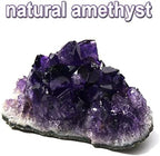 HOTACE Natural Amethyst Facial Jade Guasha Massager Face Guache Scraper Neck Body Relaxation Slimming Gua Sha Board Beauty Thin Lift Skin Care Tools-Purple
