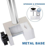 IV Poles for Wheelchair Infusion Stand, Medical Grade Reinforced Stainless Steel Portable IV Stand with 4 Hooks and Solid Metal Base, Telescopic Iv Pole Adjustable Height 29.5-52.5 Inches